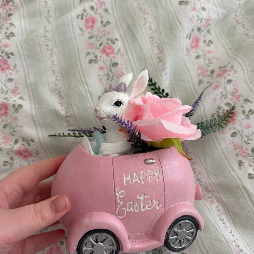 T.J.Maxx Pink Easter Bunny Decor